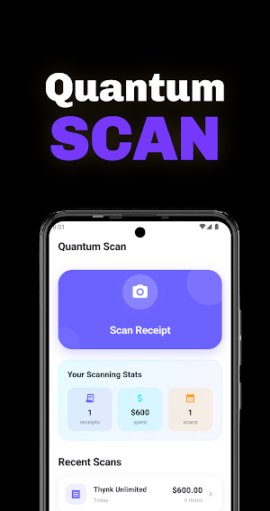 Quantum Scan - Receipt scaner Screenshot 0