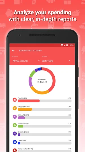 Expense IQ Money Manager Screenshot 2