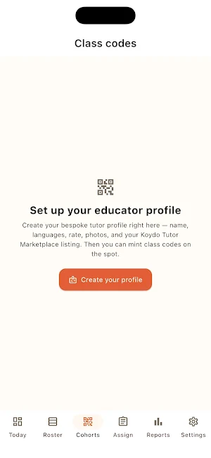 Koydo Lingua Teach: Classroom Screenshot 1