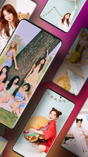 Material Red Velvet Wallpaper Screenshot 0