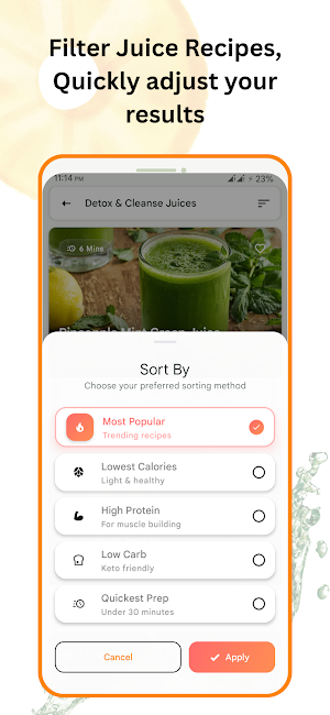 Healthy Fruit Juice Recipes Screenshot 3