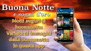 Italian Good Night & Sweet Dreams Wishes Messages Screenshot 0