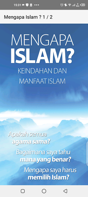 Mengapa Islam ? Screenshot 3