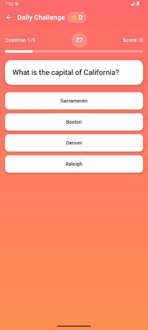 US States Quiz – Trivia Game Screenshot 3
