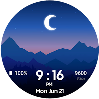 Time Scene8 Digital Watch Face