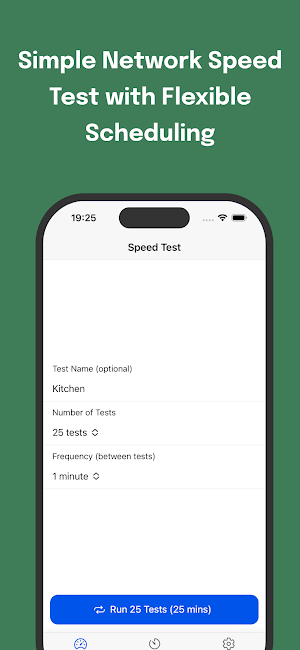 Wifi Speed Test Periodical Log Screenshot 2
