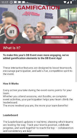 Life Fitness Events Screenshot 3