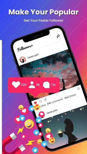 Follower+ : Get More Followers Screenshot 1