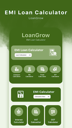 LoanGrow - EMI Loan Calculator Screenshot 0