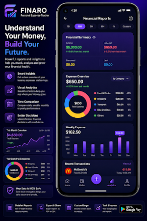 Finaro - Expense Tracker Screenshot 2