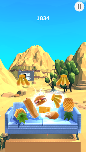 Match 3D - Food 3D - Pair 3D Screenshot 1