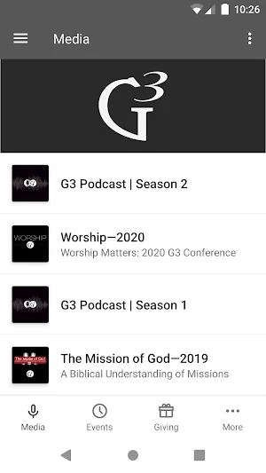 G3 Conference Screenshot 0