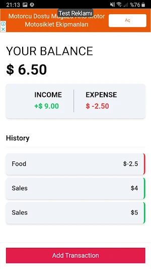 Expense Tracker Screenshot 0