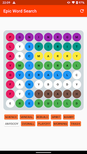 Epic! Word Search Screenshot 1