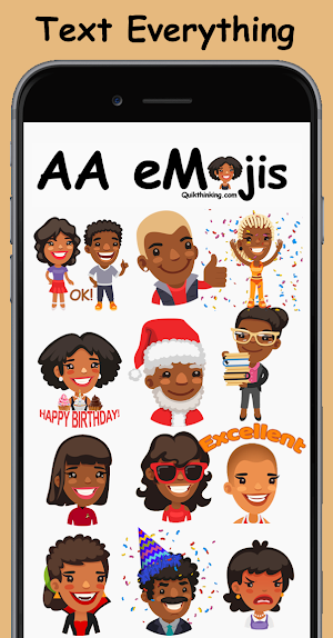 African American Emojis Screenshot 2