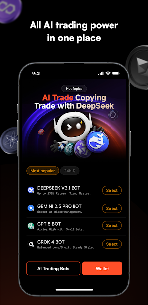 UNIEXC - AI Crypto Trading Bot Screenshot 0