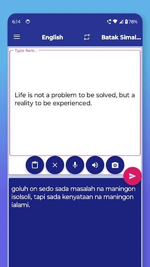 Batak Simalungun English Trans Screenshot 2