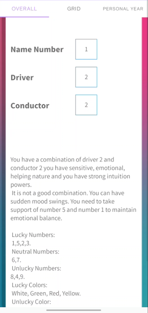 Numerology App - Numerology So Screenshot 1
