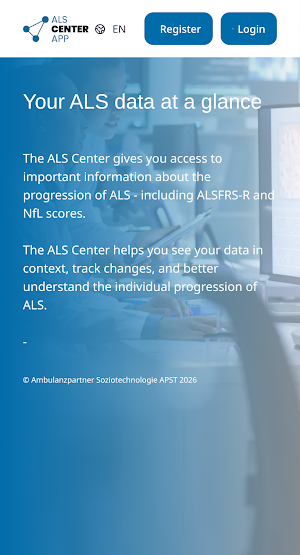 ALS Center App Screenshot 0
