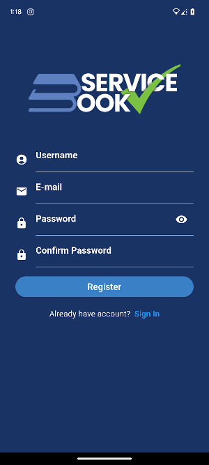 Service Book Screenshot 1