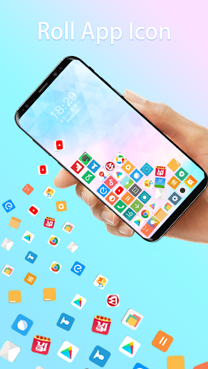 Roll Icon Prank Live Wallpaper Screenshot 0