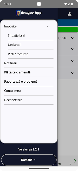 Snagov App Screenshot 2