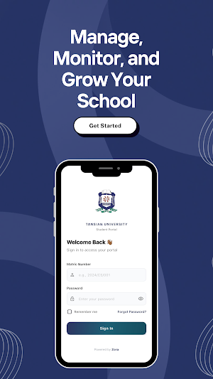 Tansian Student Portal Screenshot 0