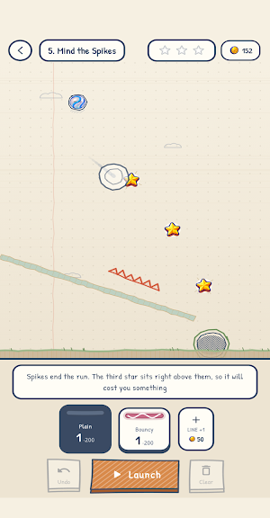 Paperball: Draw Line Puzzle Screenshot 1