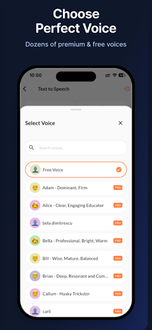 AI Voice Clone & TTS Maker Screenshot 2
