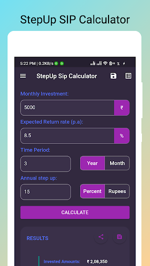 SIP Calculator Pro Screenshot 3