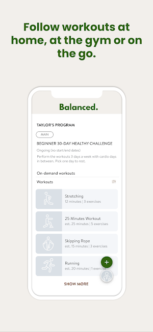 Balanced Hub Screenshot 2
