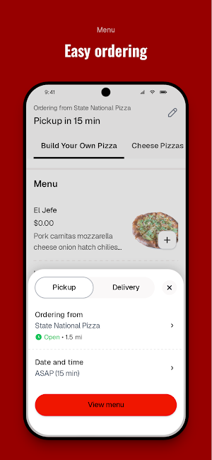 State National Pizza Screenshot 2