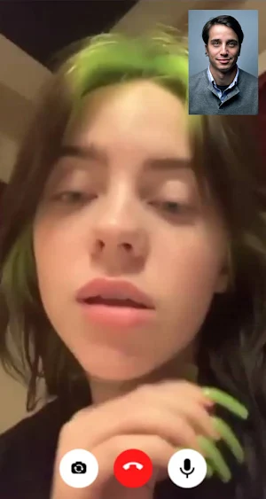 Billie Eilish - Fake Chat & Video Call Screenshot 0