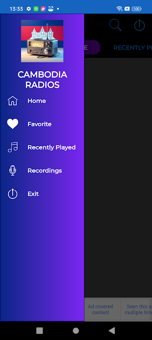 Cambodia Radio + Recorder Screenshot 3