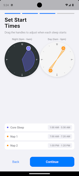 Sleep Splitter: Nap Alarm Screenshot 2