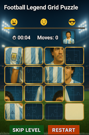 Football Legend Grid Puzzle Screenshot 1