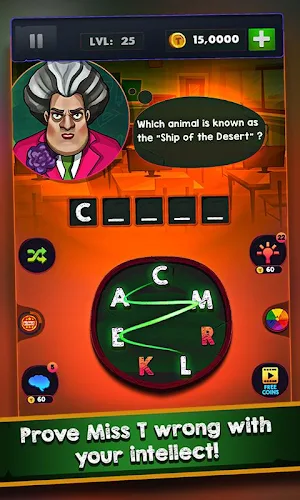 Scary Teacher : Addictive Word Game Screenshot 2