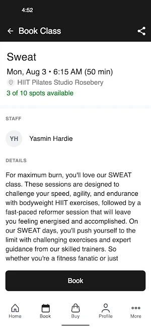 HIIT Pilates Sydney Screenshot 2
