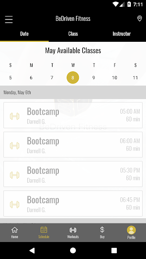 BeDriven Fitness Screenshot 2