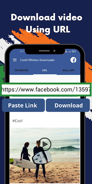 Conift FB Video Downloader Screenshot 1