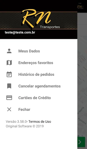 RN Transportes Executivo Screenshot 2