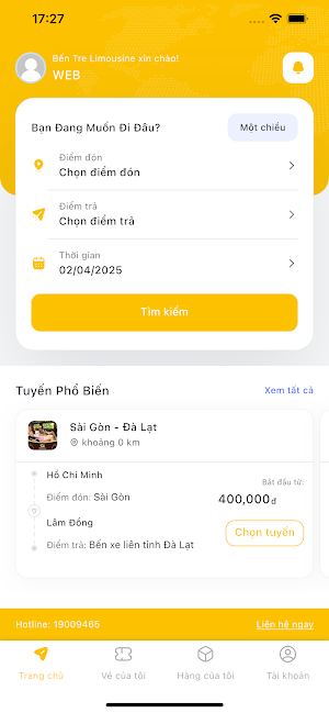 Bến Tre Limousine Screenshot 0