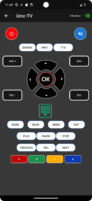 Remote control for BPl Tv Screenshot 3