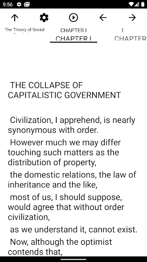 Book, The Theory of Social Rev Screenshot 1