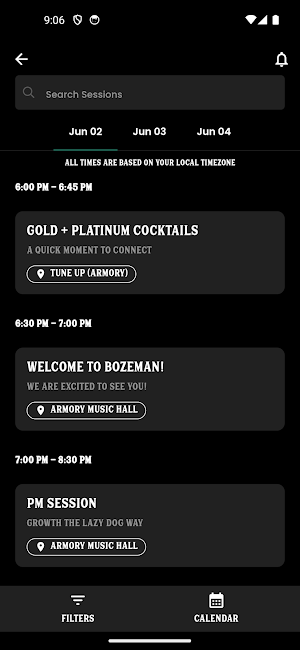 LD Events Screenshot 2