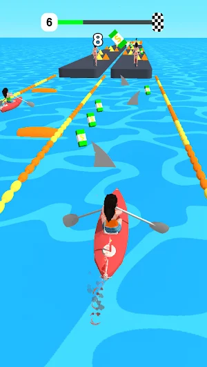 Girl Race 3D Screenshot 1