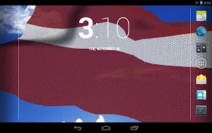 Latvia Flag Screenshot 2