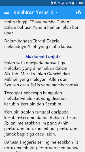 Bibleview - Kelahiran Yesus Screenshot 2