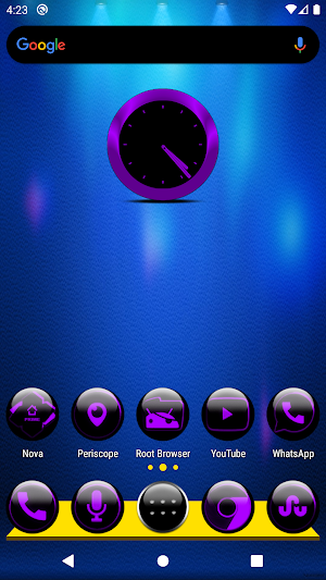 Purple Glass Orb Icon Pack Screenshot 0