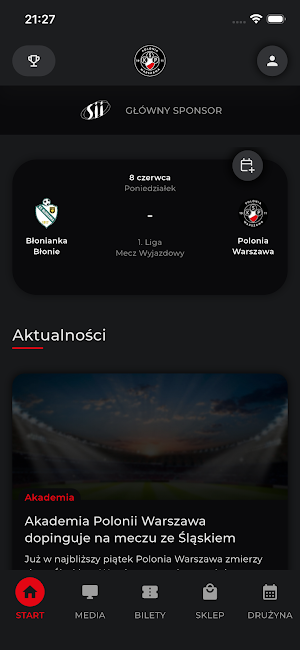 KS Polonia Warszawa Screenshot 1